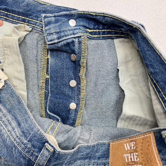 Free People Maggie Mid Rise Straight-Leg Jeans NWT Size 28 - Picture 11 of 11